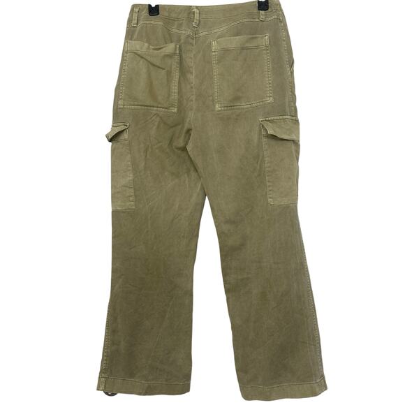 Gap Mid Rise Loose Kathi Cargo Pants Olive Green Women 6 Utility Grunge Urban - Picture 3 of 13